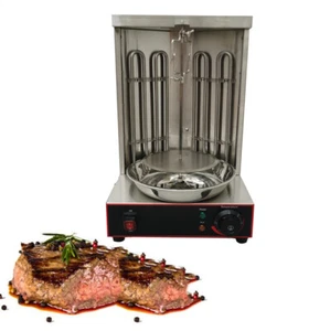 Barbecue Elettrico Girevole 110V Fornello Turco 1700W Acciaio Inox - Foto 1 di 8