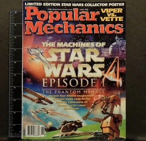 Popular Mechanics Magazine June 1999 Star Wars Collector Poster Lego viper vette - Picture 1 of 12