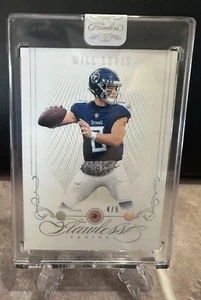 💎 2023 Panini Flawless Will Levis Rookie 4/5 Diamond Stone Gem Relic Titans RC - Bild 1 von 4