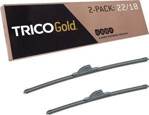 Gold™ 22" & 18" Premium All-Weather Wiper Blades - Set of 2 for Cars - Picture 1 of 9