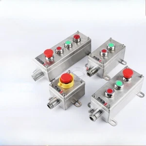Explosion-proof Stainless Steel Button Box Emergency Stop Control Switch - Picture 1 of 11