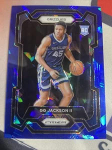 2023-24 Prizm GG Jackson Rookie RC Blue Ice /125 Color Match Grizzlies - Picture 1 of 2