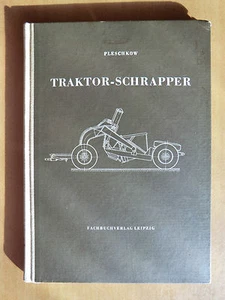 Rarität von 1955 Pleschkow Traktor-Schrapper Schürfkübelwagen Seilzug Hydraulik - Bild 1 von 6
