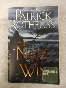 SIGNED The Name of the Wind by Patrick Rothfuss Daw 2009 Trade Paperback VG COND - Picture 1 of 24