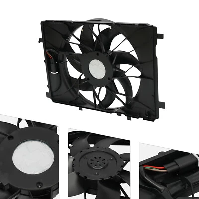 Conjunto de ventilador de refrigeração do radiador do motor para 10-18 Mercedes-Benz C250 C300 C350 E350 - Imagem 1 de 4