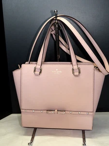 KATE SPADE Jeweled Bow Handle Small Crossbody Satchel NEW - Picture 1 of 7