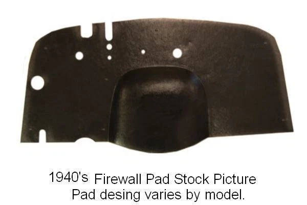 Almohadilla de cortafuegos militar Willys Jeep Mb 1942 1948 Foto 1 de 1