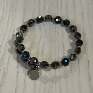 Alex And Ani Beaded Bangle Dark Iridescent. - Picture 1 of 2