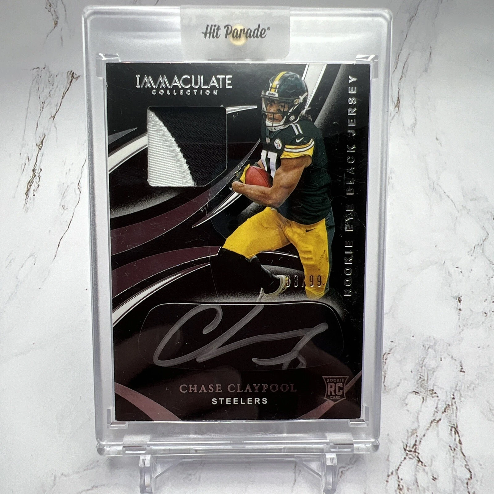 2020 Panini Immaculate Collection Chase Claypool Rookie Eye Black Jersey 33/99