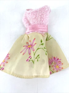 Muñeca Barbie Mattel Ropa Fiesta Rosa Moda Brillante Floral Falda Top Difuso - Imagen 1 de 8