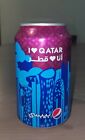 Pepsi Empty Can 330ml I Love Qatar Limited Time Advertising Soda Bottle and Cans