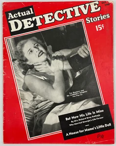 Actual Detective Stories Magazine, October 1940, Vintage , Pulp - Picture 1 of 5