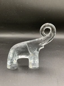Kosta Boda Zoo Series Elephant Bertil Vallien Design Sweden 5.5 Inch Figurine - Picture 1 of 3