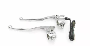 Juego de palancas de embrague y freno aptas para Royal Enfield Bullet 350 500... - Imagen 1 de 3