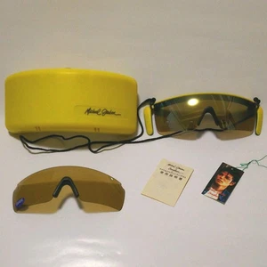 80's Michael Jackson sunglasses with Original case Unused Monogram JAPAN - Picture 1 of 24