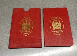 Vintage 1941 Bank Of Toronto Bank Balance Deposits Ledger Book ~ Advertising - Picture 1 of 9