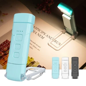 (Black)Reading Lights For Books In Bed Portable Clip-on LED USB Rechargeable TDW - Zdjęcie 1 z 12