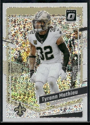 2023 Donruss Optic Football Tyrann Mathieu White Sparkle #140 - Image 1 of 2