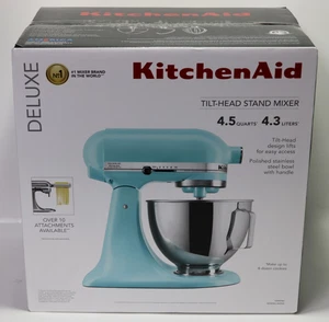 KitchenAid DELUXE 4.5qt Tilt-Head Stand Mixer KSM97MI Mineral Water - Brand New! - Picture 1 of 9