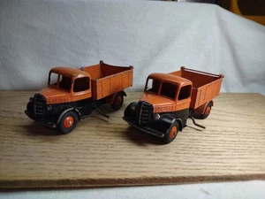 Dinky Toys 2 Matching Bedford Tippers Good Condition - Picture 1 of 6