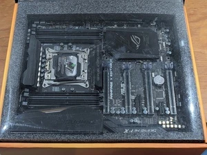 Asus ROG Rampage V Edition 10 LGA 2011-v3 Intel X99 Ext ATX Motherboard oc panel - Photo 1/24