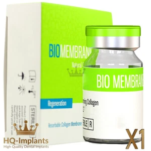Resorbable Collagen Membrane Barrier Bi0c0mpatible Sterile Dental Fixture - Picture 1 of 3