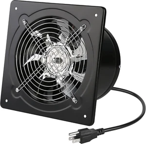 8 Inch Exhaust Fan 80W 500CFM Through-Wall Installation Ventilation Fan 110V Exh - Picture 1 of 7