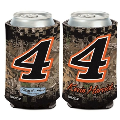 Kevin Harvick 2020 Wincraft #4 Stewart-Haas Racing Camoflauge 12oz Can Coolie Cover