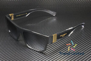 DOLCE & GABBANA DG6149 501 79 Black Clear Gradient Blue 56 mm Men's Sunglasses
