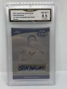 2011 Leaf Army All-American Tour Autograph Cyan Printing Plate #TA-OB1 Odell Bec - Picture 1 of 2