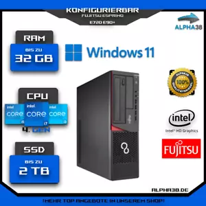 Fujitsu ESPRIMO E720 E90+ SFF | Windows 11 | Bis zu i7 - 32 GB RAM - 2 TB SSD - Bild 1 von 4