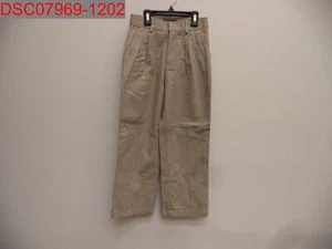 NWOT - Dockers Boys' Khaki Adjustable Waist Uniform Pants, Size 7 Regular - Picture 1 of 6