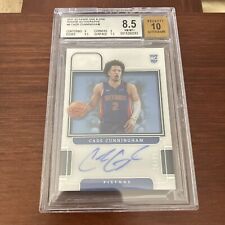 2021-22 Panini One & One Cade Cunningham Rookie Autographs Auto /99 BGS 8.5 / 10