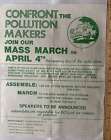 1970 International Automobile Car Show Protest march flyer Coliseum New York