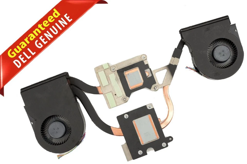 Dell OEM Precision 7510 M7510 CPU Graphics Cooling Heatsink Fan Assembly 44PG6 - Image 1 of 4