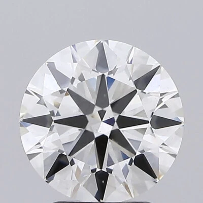 2.52 CT Round H VS2 Lab Grown Diamond Engagement Ring IGI Certified - Image 1 of 2