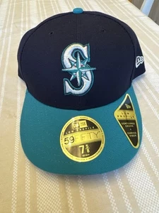 Gorra Seattle Mariners 7 5/8 New Era 59Fifty ajustada en campo bajo perfil - Imagen 1 de 6