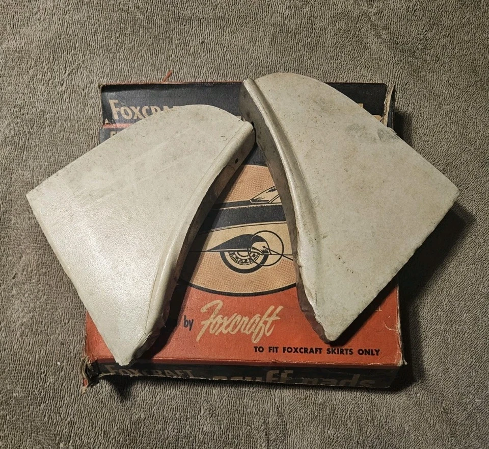 Nuevo de Lote Antiguo Foxcraft 1967-1968 Chevrolet Impala Guardabarros Falda Acero Inoxidable Almohadilla Desgaste SP-41 Foto 1 de 4