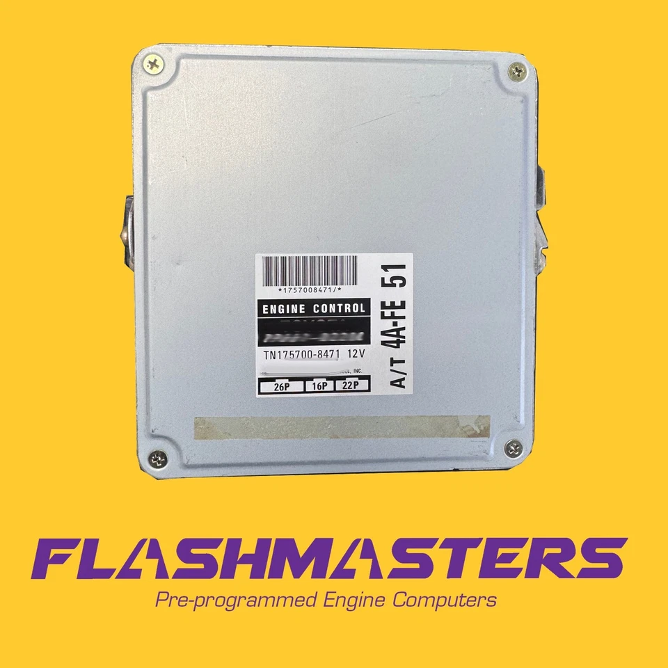 Ordenador Corolla 1990 motor 1,6 L 89661-12491 "Plug & Play" ECM PCM ECU Foto 1 de 1