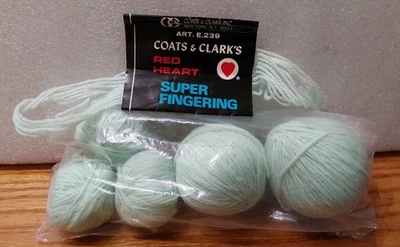 Suéter Calcetín Super Dedos Corazón Rojo Coats & Clarks Hilo Rojo 3 Capas Menta Foto 1 de 2