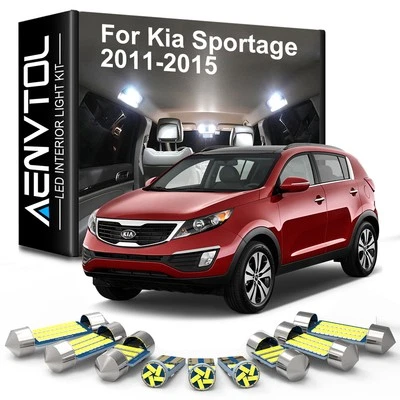 Ampoule rétroviseur LED éclairage intérieur pour Kia Sportage 3 MK3 2011-2015 bagage vanity - Photo 1/4