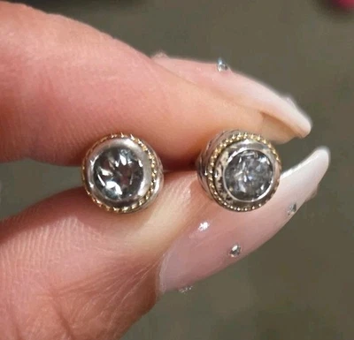 Brincos de ametista verde 18K e prata esterlina Effy - Imagem 1 de 3