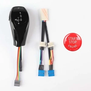 Black Automatic LED Shift Knob Gear Shifter Fit for BMW E46 E60 E61 - Picture 1 of 7