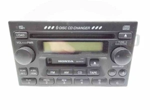 2001 2002 2000 1999 98 Honda Accord 6 Disc CD Cassette Player Radio Receiver OEM - Picture 1 of 2