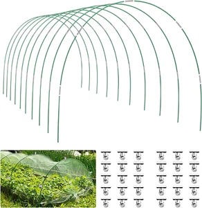 60 PCS Greenhouse Hoops Grow Tunnel 10 Set of 8.5 FT Long Garden Raised Beds - Picture 1 of 7