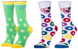 Odd Sox Funny Novelty Socks Colorful Patterned Casual Fun Crew Socks Great gift! - Picture 1 of 16