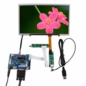 HDVGA AV LCD Controller Board 10.1inch 1366x768 Resistive Touch LCD Screen - Picture 1 of 6
