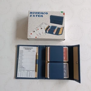 ASTUCCIO IN SIMILPELLE BLU CARTE DA BURRACO EXTRA (MO3050104) - Foto 1 di 3