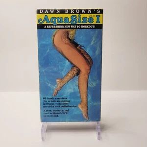 VHS AQUASIZE 1 Featuring Dawn Brown's Refreshing New Workout Exercize.. - Picture 1 of 4