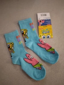 Sponge Bob Patrick Kids Crew socks 277614 - Picture 1 of 2